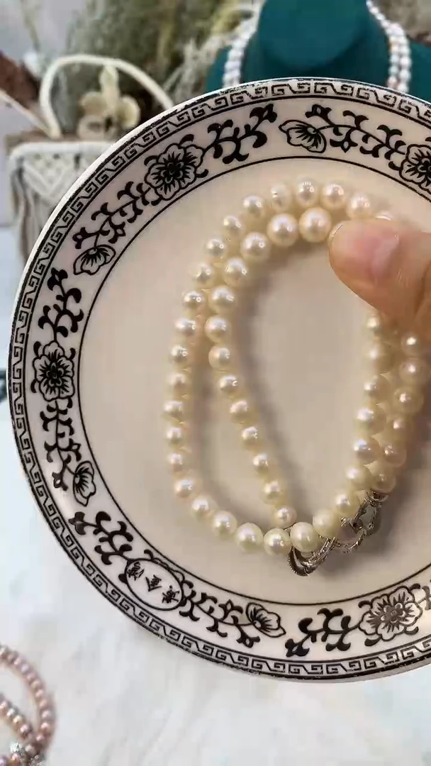 【闪购商品】淡水珍珠项链合金10