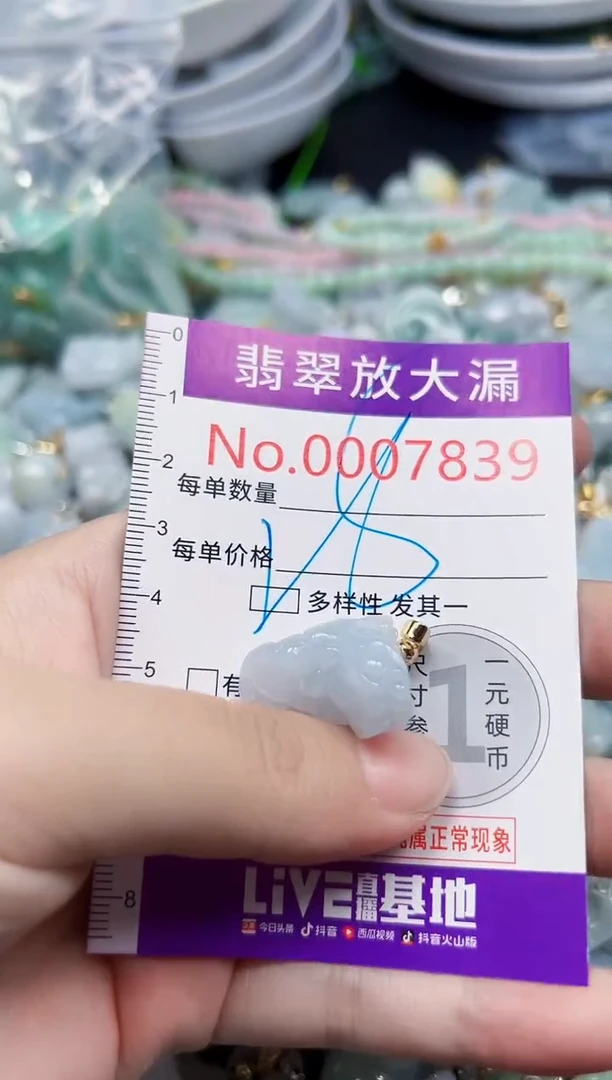 颈饰未镶嵌翡翠7839