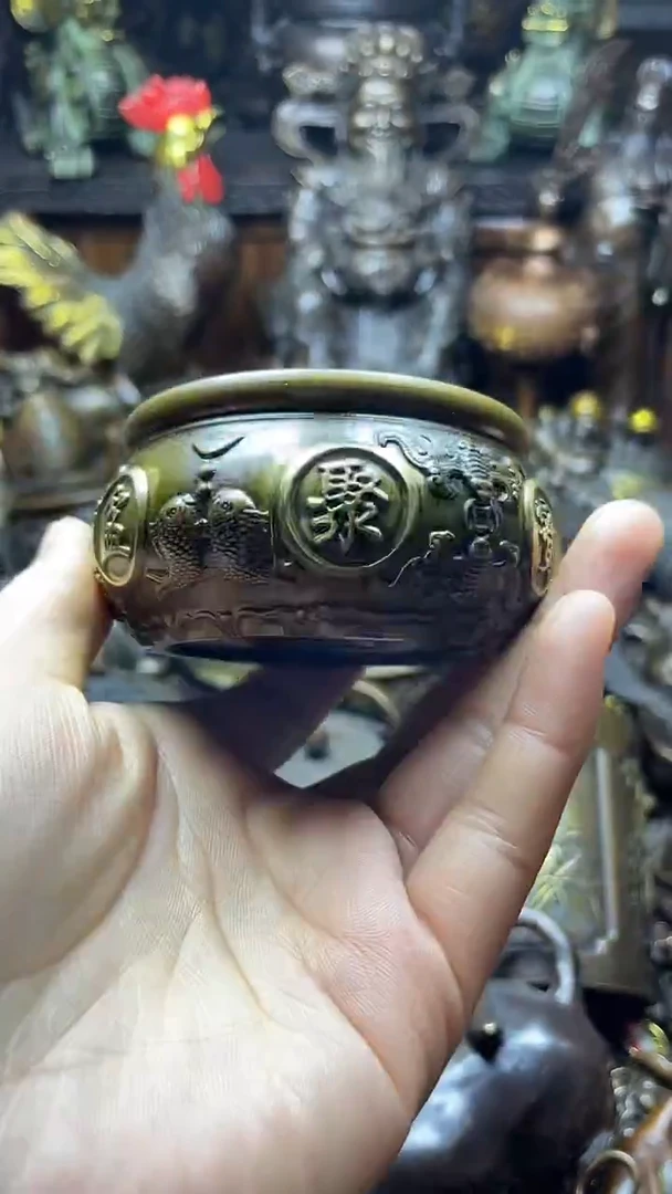 闪购链接，点击下单，有运费险，铜摆件