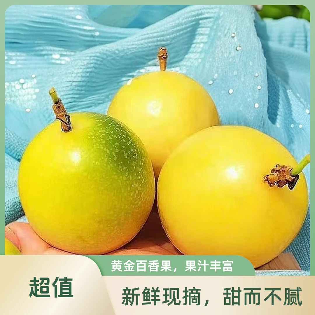 【12枚中果】广西钦蜜9号百香果源头产地直发现摘现发