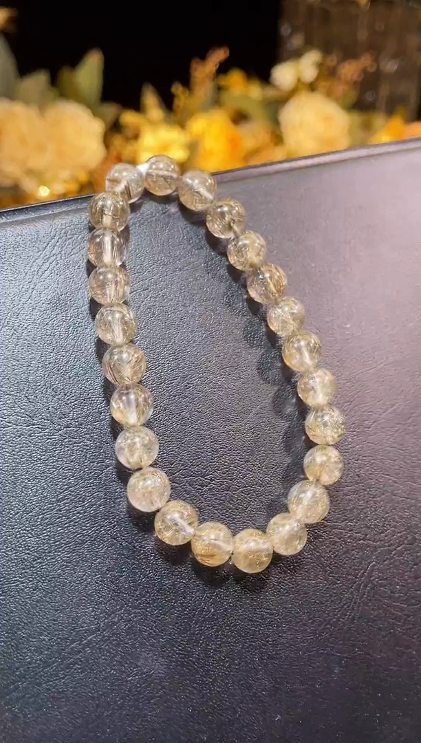 未镶嵌手链发晶魔鬼银发晶8m+