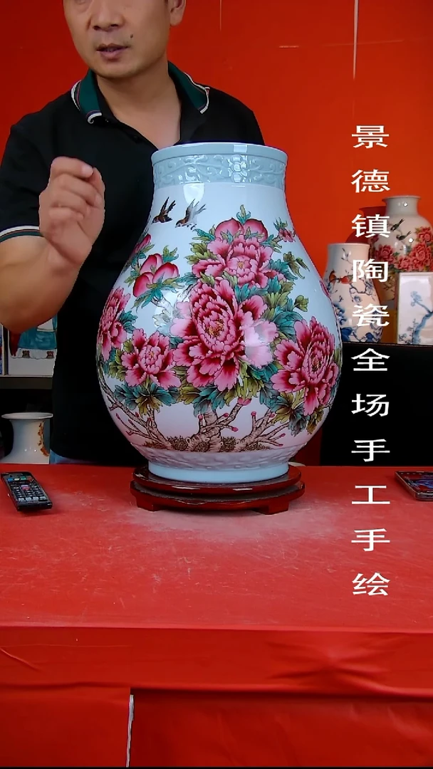 摆件景德镇陶瓷 全场手工手绘13