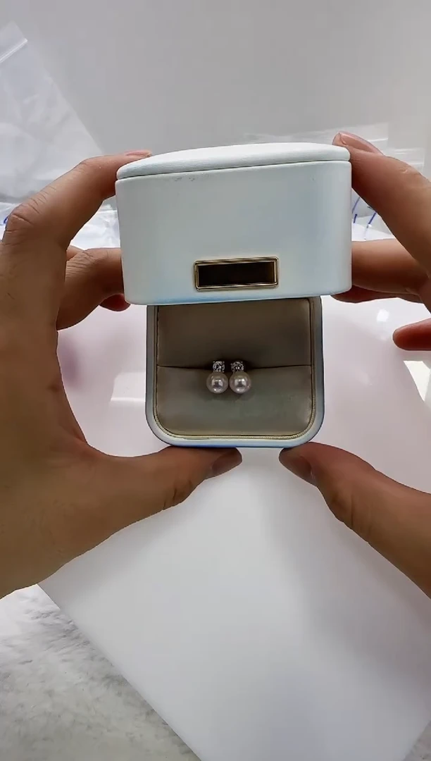 【闪购商品】海水珍珠DA银S925镶嵌a238 ak耳钉7