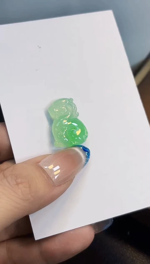 裸石翡翠FSSQ30老坑冰胶麒麟