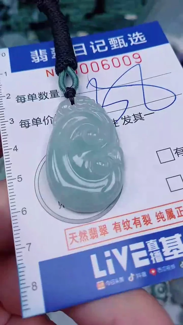 翡翠未镶嵌颈饰00006009