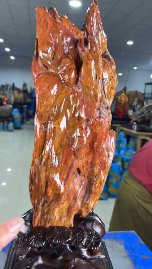 【闪购商品】硅化玉摆件未镶嵌19