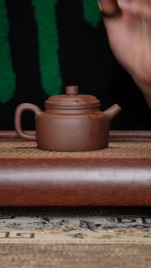 【闪购商品】紫砂茶壶德钟50目明清风格紫泥半手工