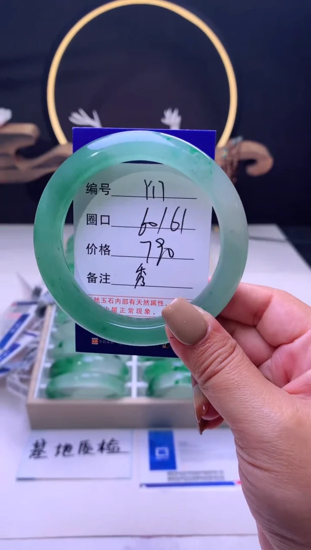 【闪购商品】石英质玉手镯未镶嵌【云如玉】-序号17