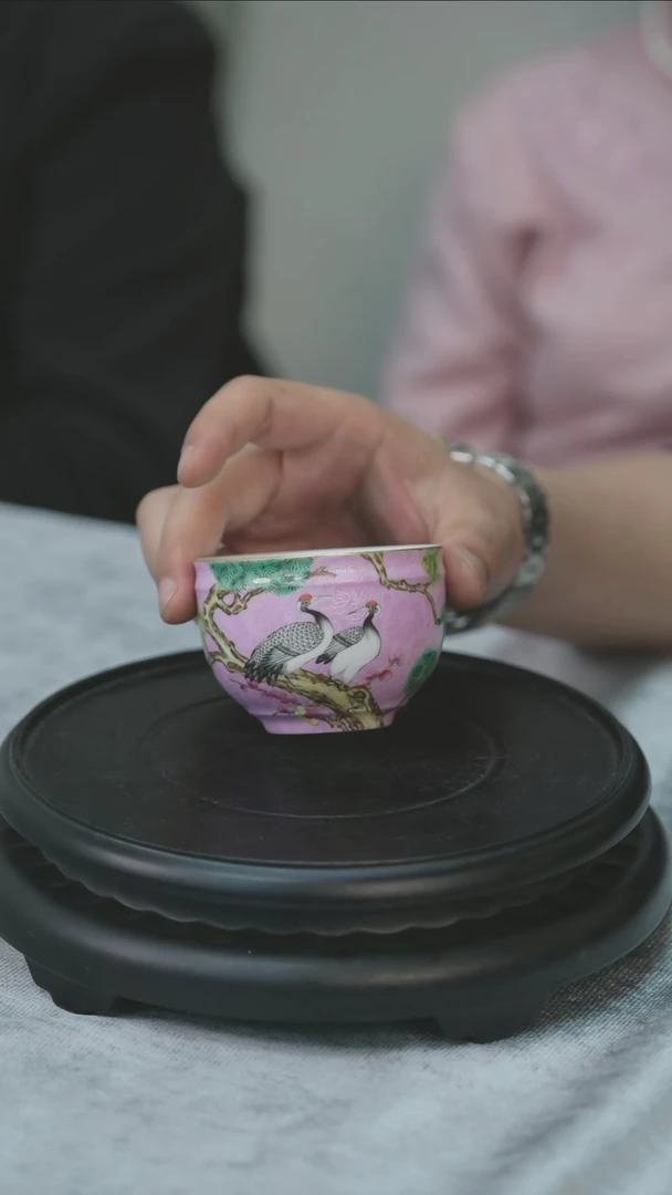 摆件景德镇张文月扒花专场0163