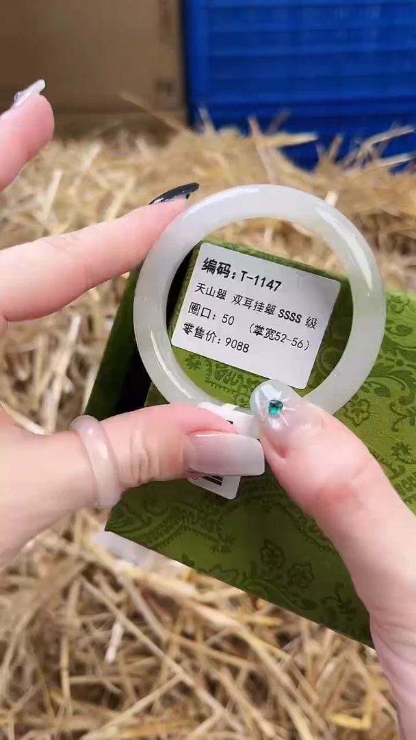 未镶嵌手镯石英质玉T-1147