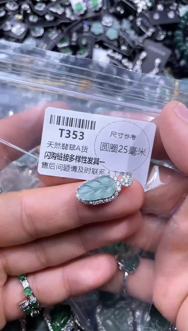 【闪购商品】翡翠颈饰未镶嵌T353吊坠
