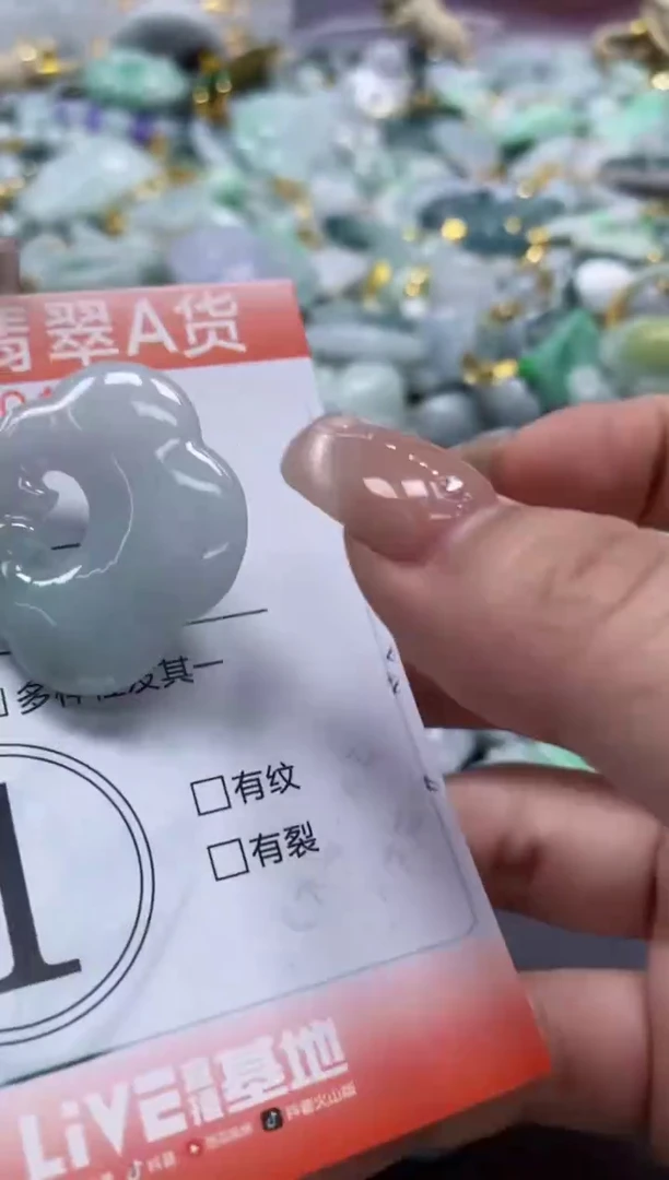 翡翠未镶嵌颈饰闪购0001721