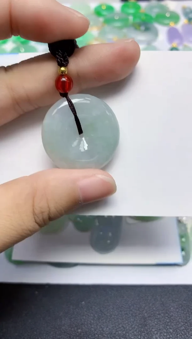 颈饰未镶嵌翡翠天然缅甸翡翠A货翡翠百元以上9元证书费自理