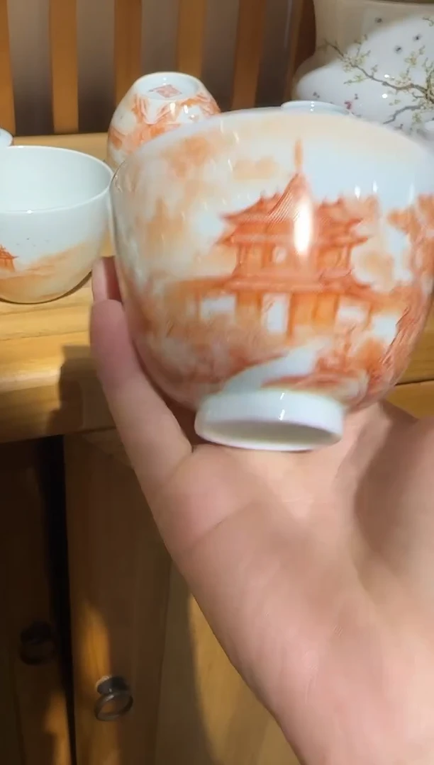 瓷片景德镇瓷器茶器茶杯