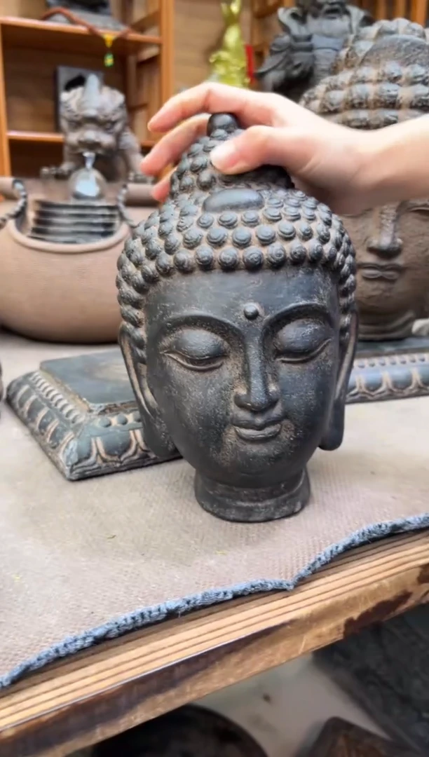 陶土【火山泥】小佛首