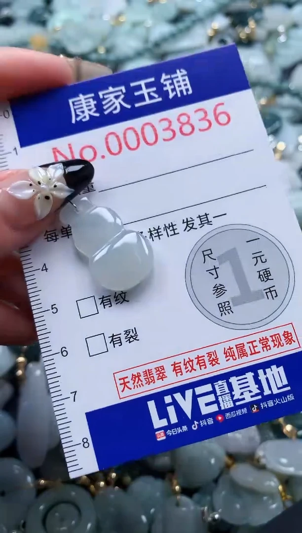 翡翠未镶嵌吊坠(不含链)3836