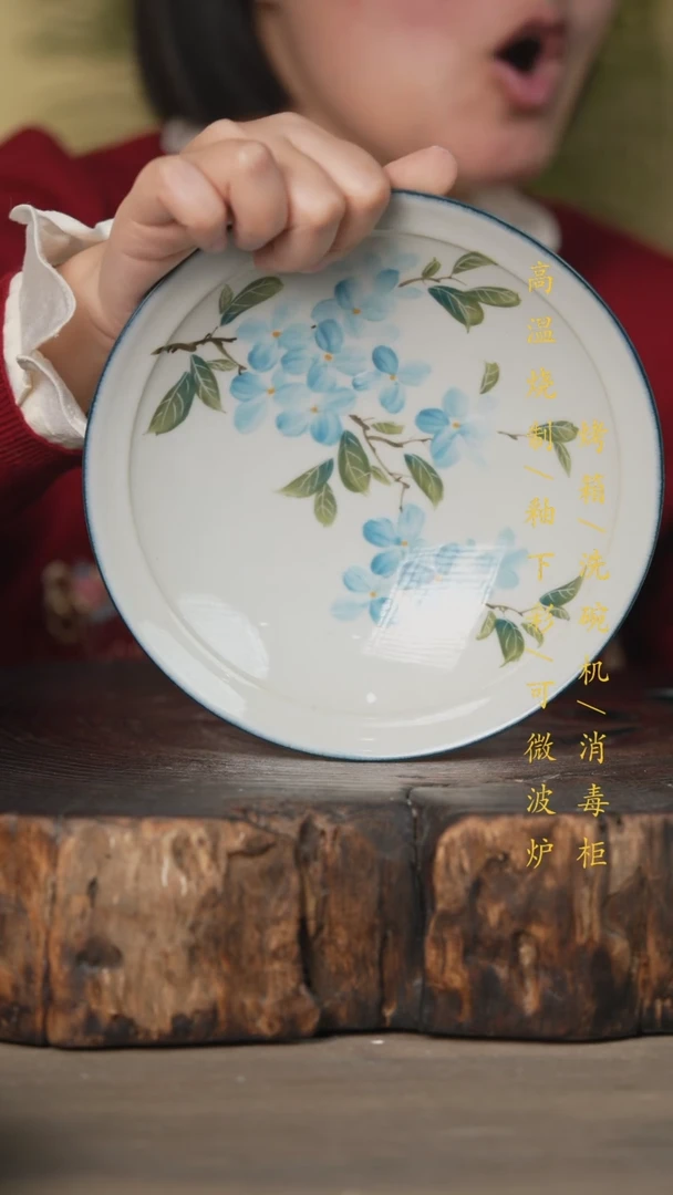 【闪购商品】碗景德镇高温釉下彩可微波烤箱洗碗机