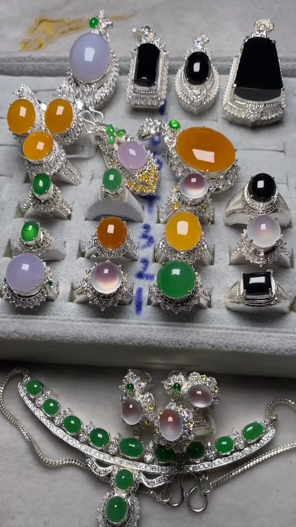 未镶嵌定制翡翠流*、天然缅甸翡翠A货