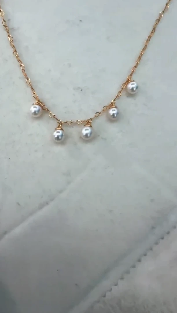 【闪购商品】海水珍珠颈饰银S925镶嵌项链