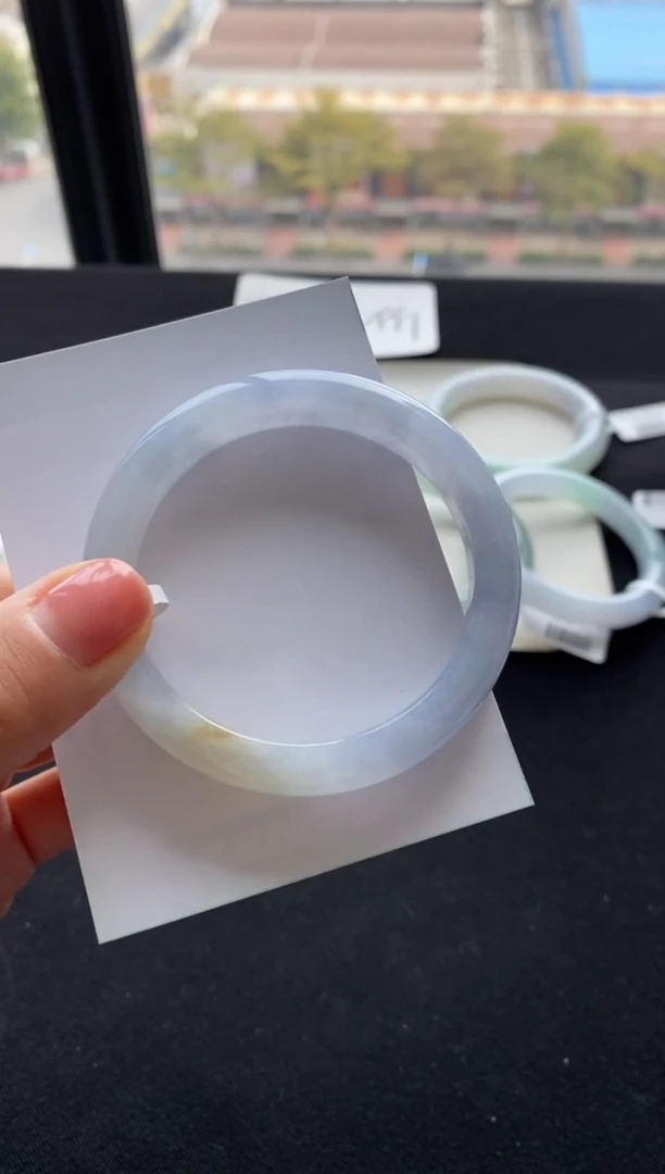 【闪购商品】翡翠手镯未镶嵌51正圈--不退不换