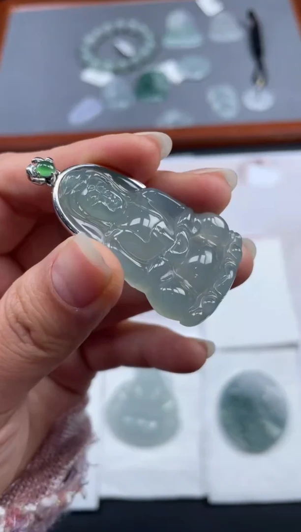 【闪购商品】定制翡翠18K金镶嵌01-17HDJT0133243