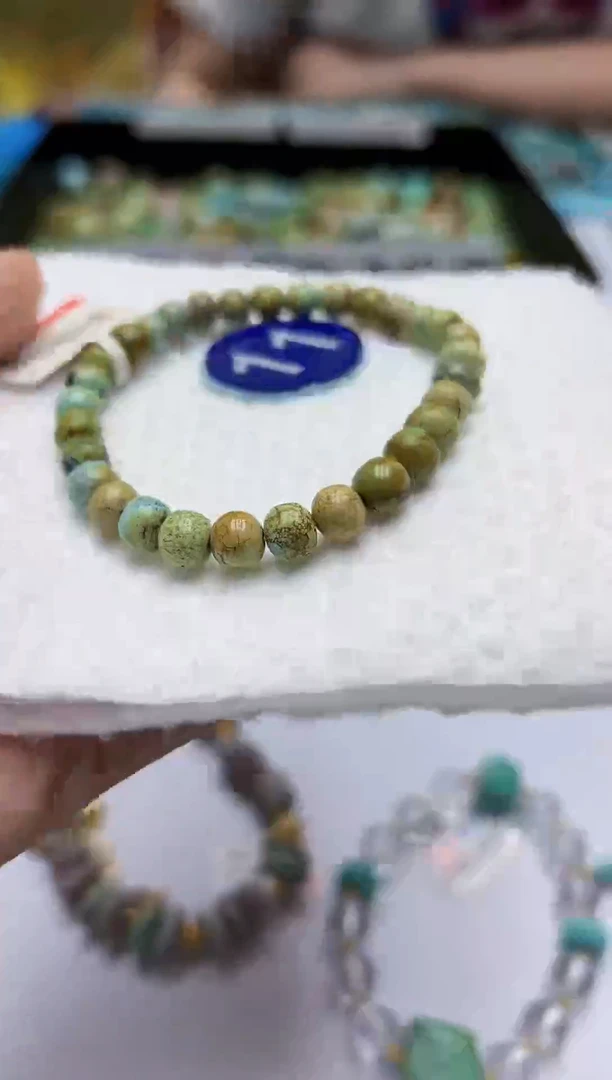 绿松石未镶嵌手链11