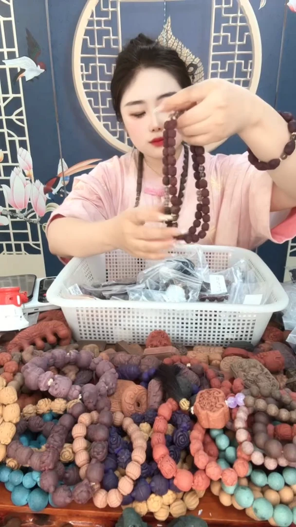 泥塑息肌莲花双圈