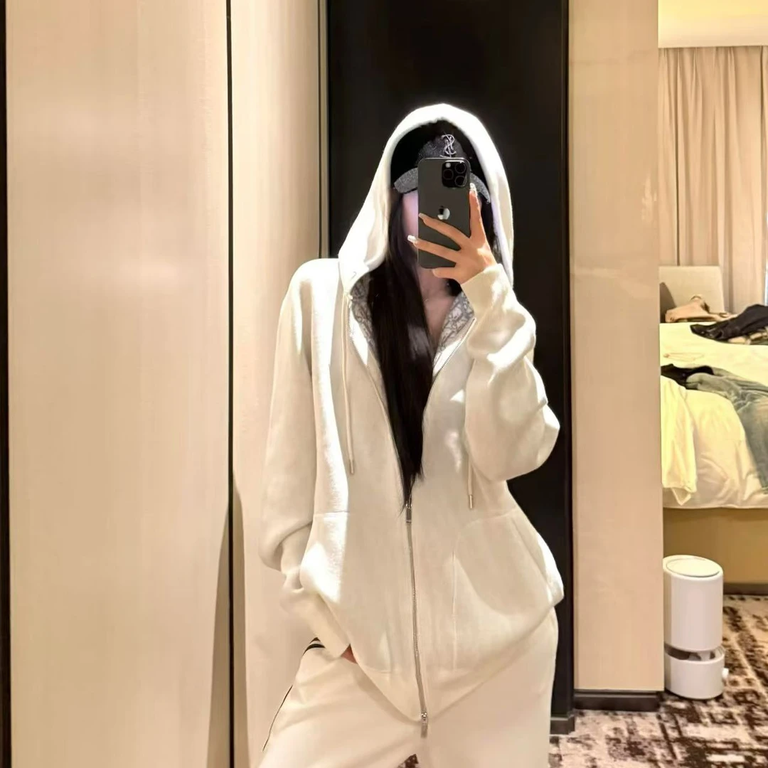 24年新款白色百搭高级休闲外套男女同款【0382】