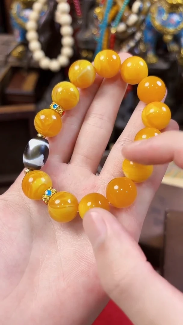 未镶嵌蜜蜡耳饰乘核百货精选1111