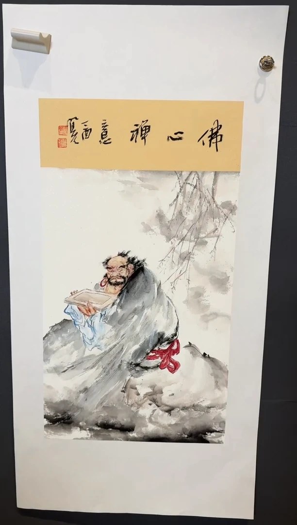 国画郝凤先佛心禅意2025-1227DH044