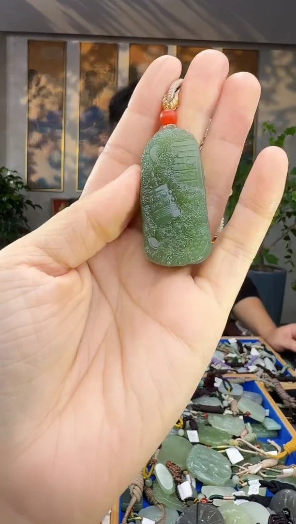 未镶嵌和田玉挂件拍一发一