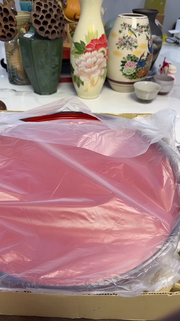 用****3820树脂大漆食盒带5套碗