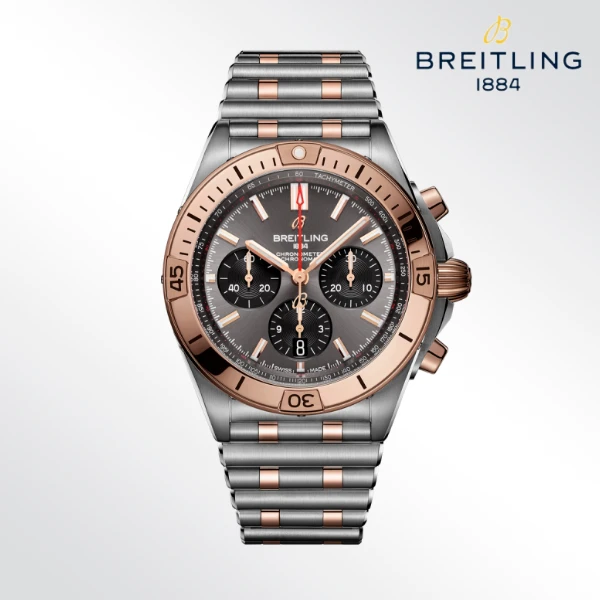 未使用 BREITLING/百年灵 机械计时B01/表径42mm/公价95800元表