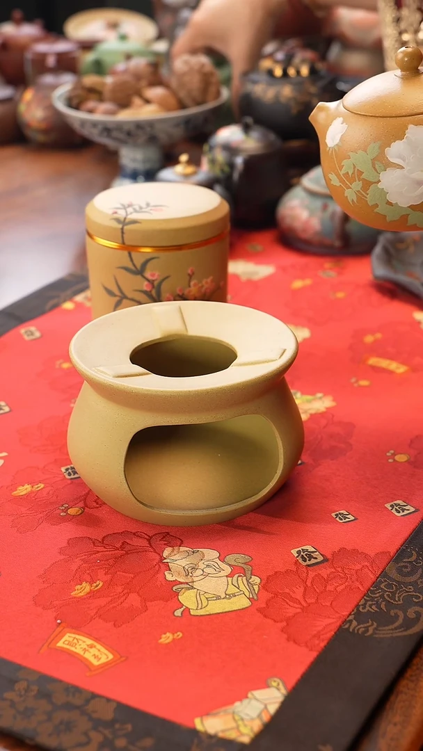 茶壶紫砂黄段泥温茶炉