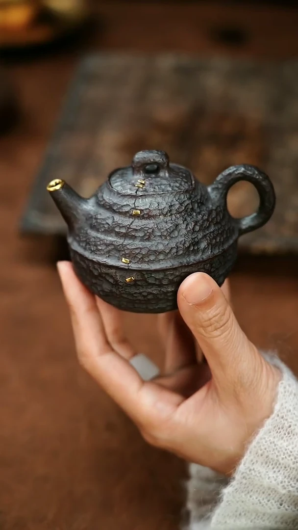 【闪购商品】憨憨甄选-程伟手作芋头瓶-壶-茶器-茶具