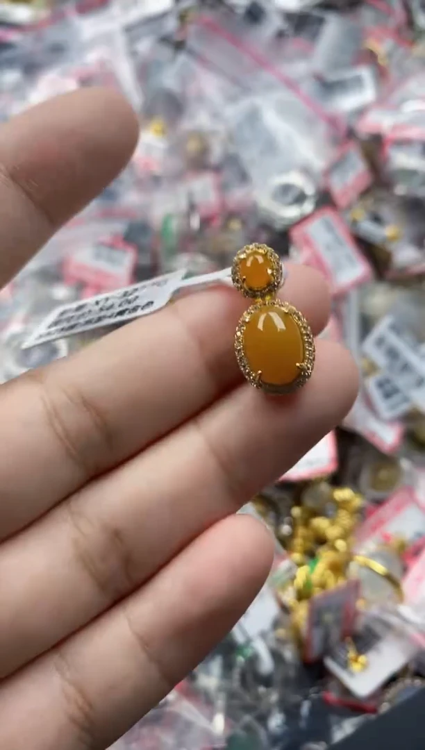 翡翠戒指银S925镶嵌111     3