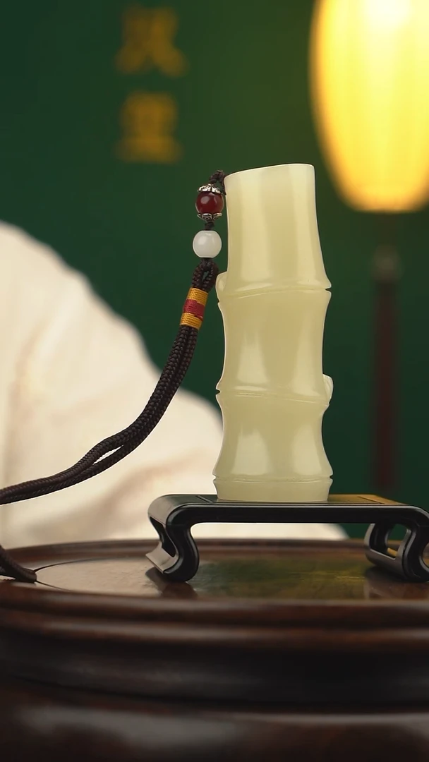 玉【节节高升】天然玉石手把件