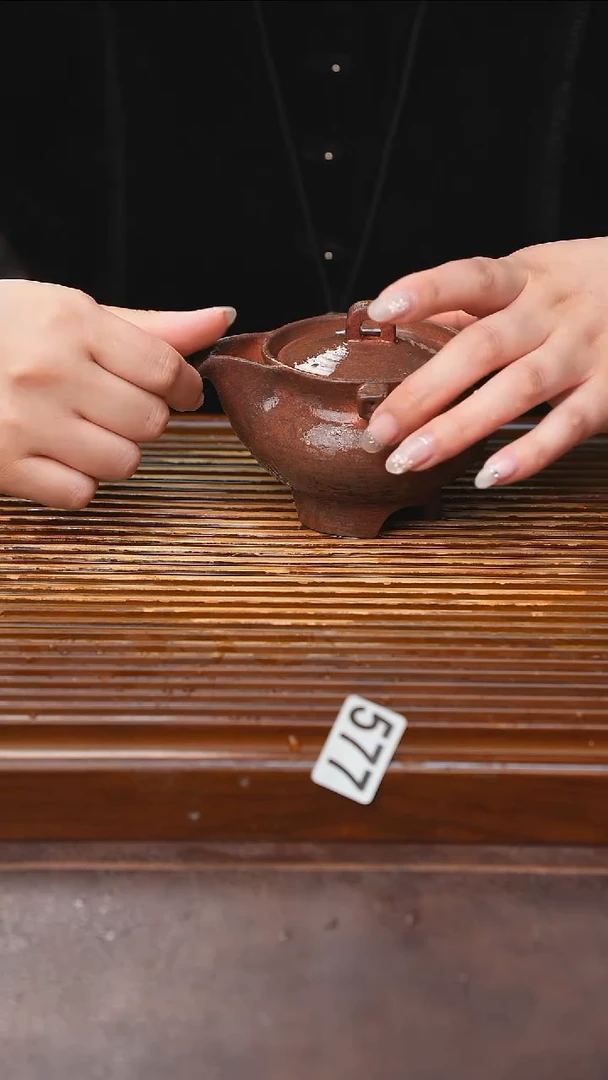 万古烧粗陶手工茶具