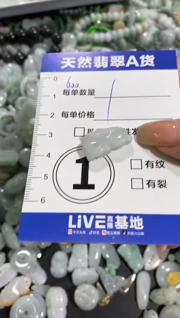 颈饰未镶嵌翡翠天然翡翠A货批量多样性发一件