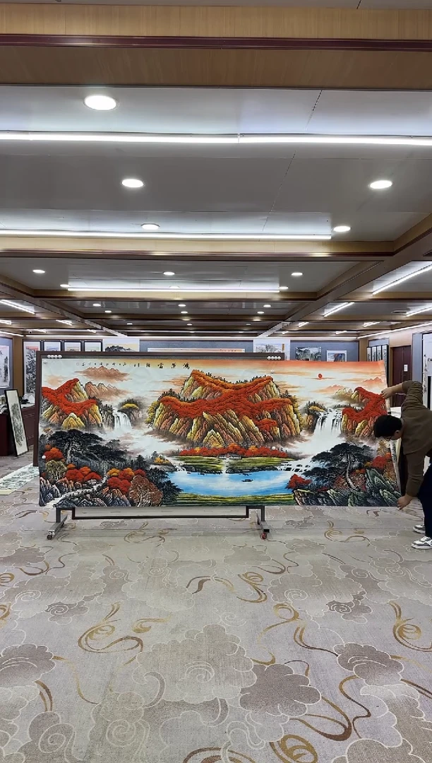 【闪购商品】绘画1刘雪红-大丈二-山水国画