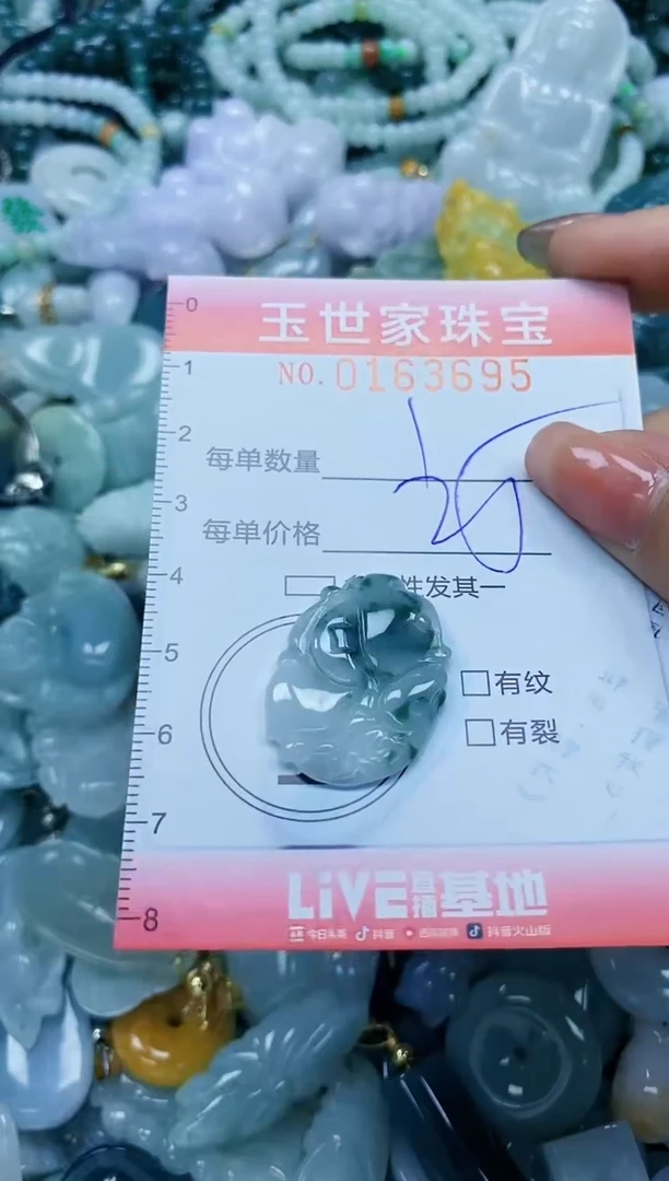 【闪购商品】翡翠颈饰未镶嵌闪购0163695