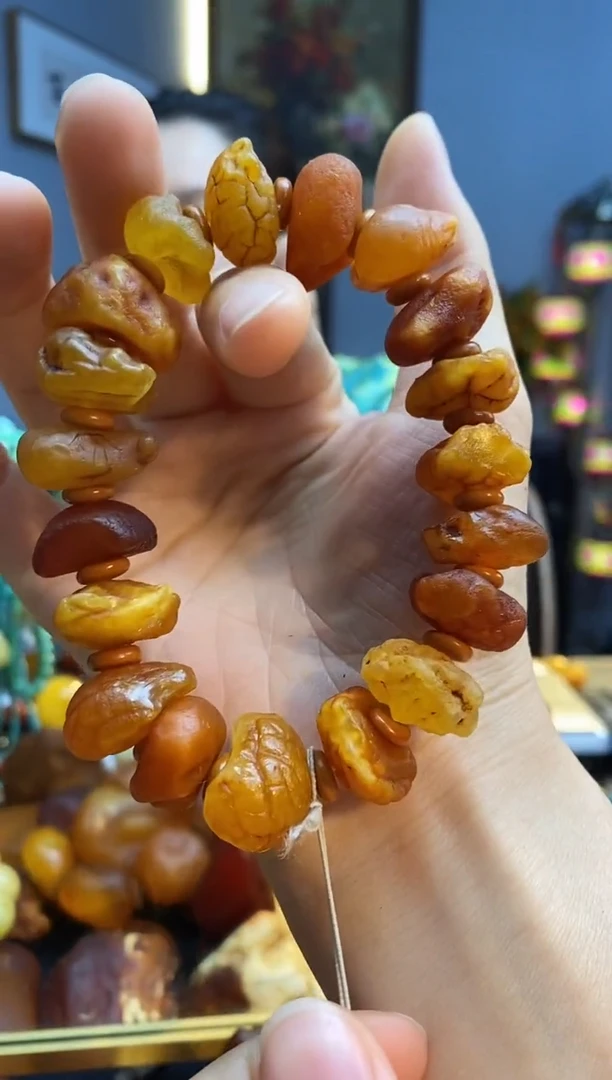 未镶嵌琥珀手串手串