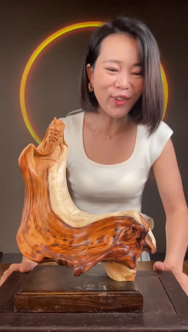 柏木（崖柏）手工摆件,先抢先得! 编号:134