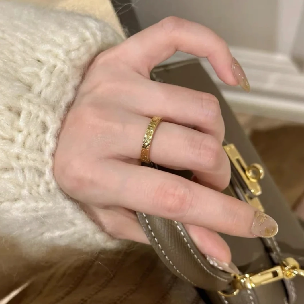 合金戒指 碎冰冰戒指