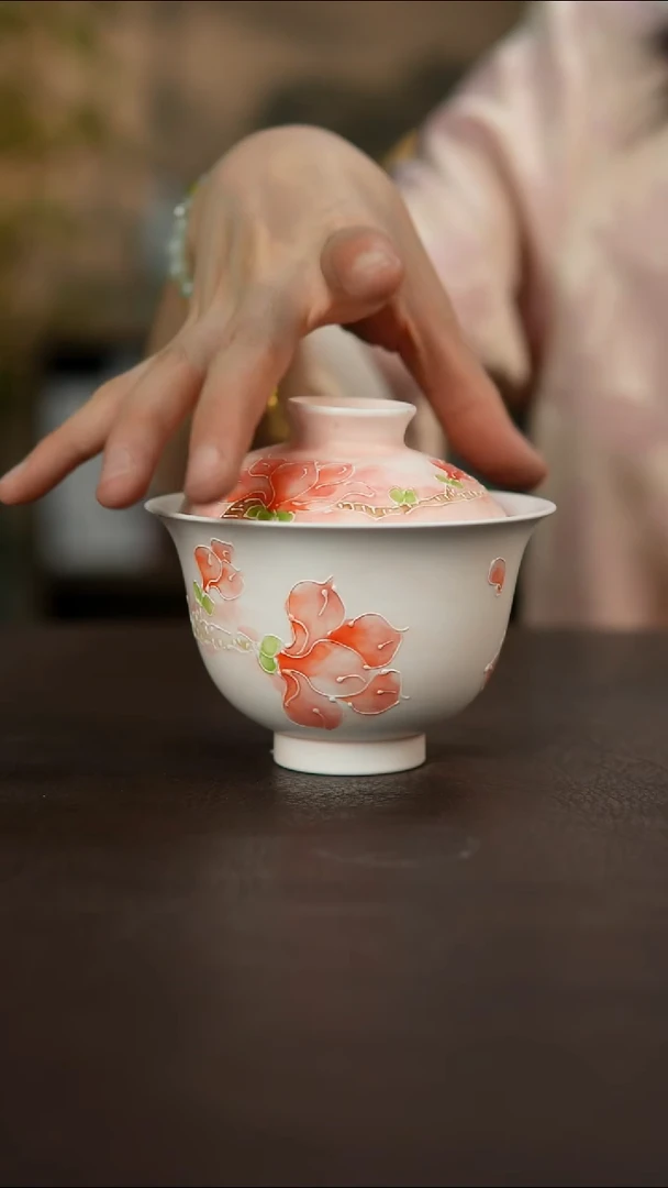 杯景德镇陶瓷杯碗柴烧多人
