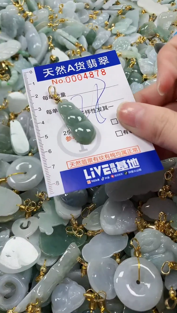 颈饰未镶嵌翡翠纯天然a货翡翠