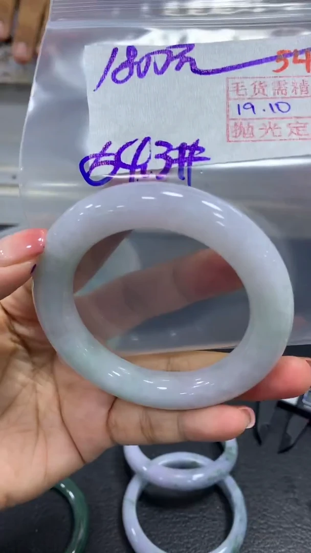 未镶嵌定制翡翠毛货需精细抛光+拍一发一+54