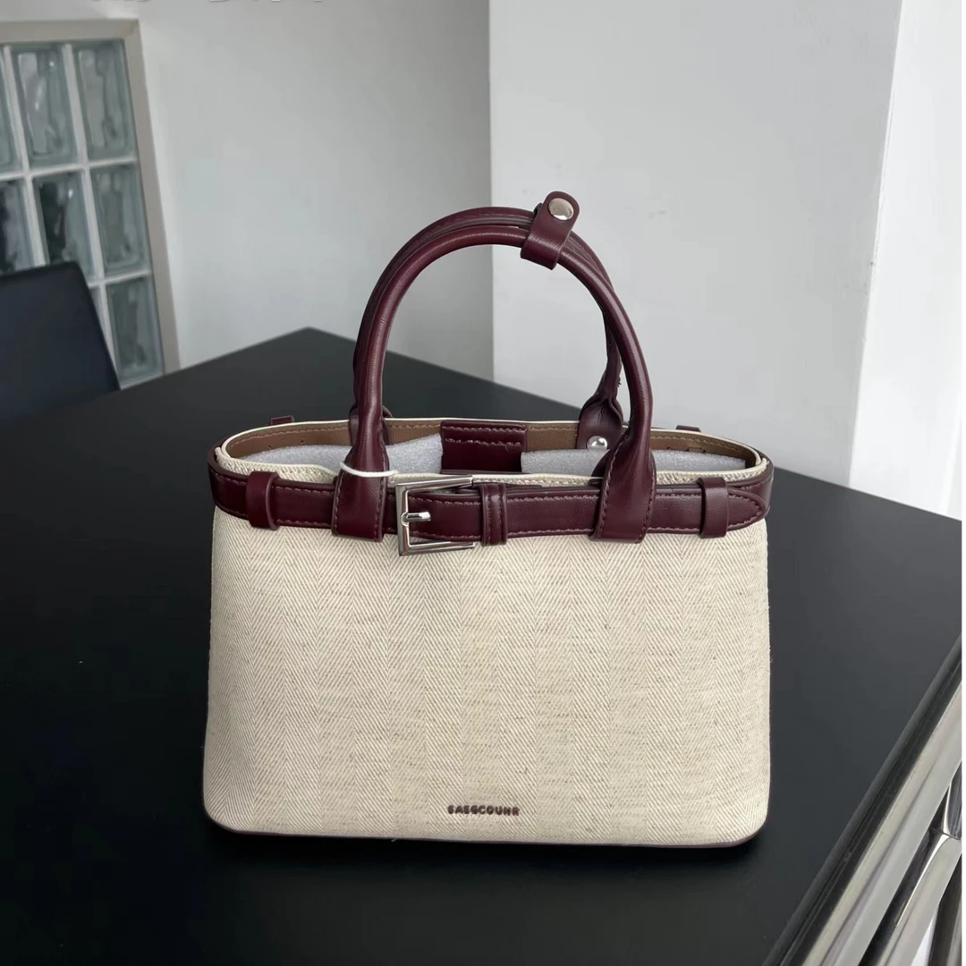 【芝麻集】SK-62409-2-米/葡萄酒RAIN.CUN休闲腋下斜跨轻奢女包