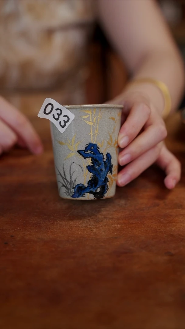 杯等烟雨陶瓷手作主人杯033