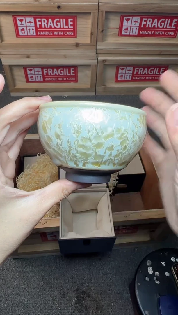 茶盏冰清 建窑建盏主人杯